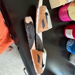 Nike Air Max Slide Sandals - Brown and Black